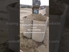 กองทัพ บาสตันเหล็ก Hesco ป้องกันอุปกรณ์สําหรับสารประกอบกระสุน